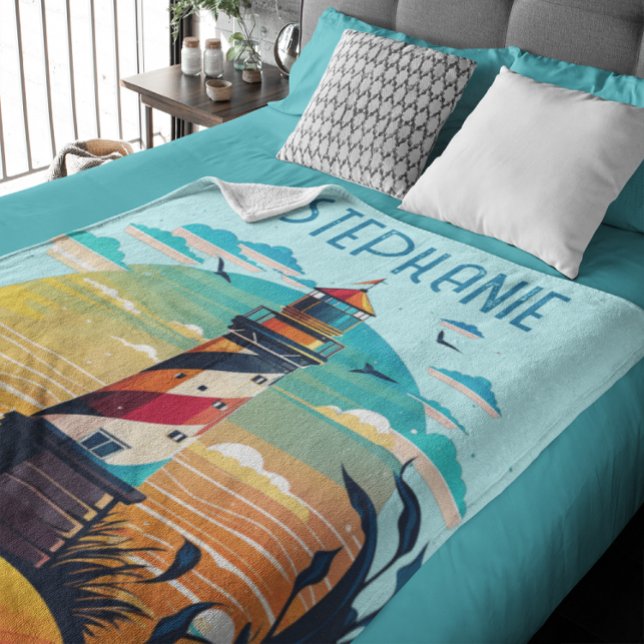 Cobertor De Velo Brilho do farol personalizado (Criador carregado)