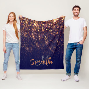 Cobertor De Velo Brilho do Ouro Sparkle