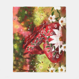 Cobertor De Velo Brincadeiras de Margarida Balançando em Abstrato d