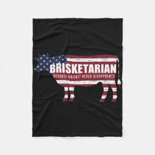 Cobertor De Velo Brisketarian Brisket Churrasco Humor Crude Byrbecu
