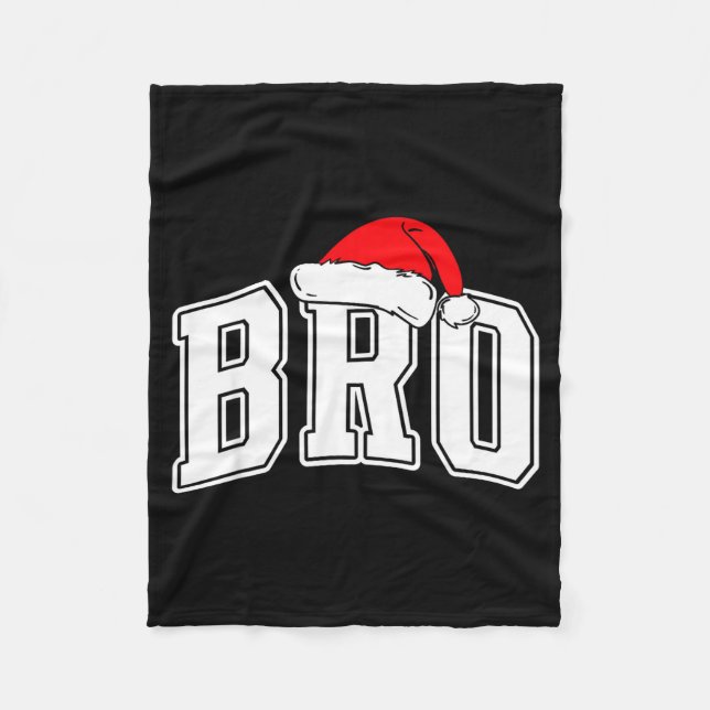 Cobertor De Velo Bro Claus Christmas Matching Family Xmas Pajama Br (Frente)