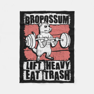 Cobertor De Velo Bropossum Levanta Pesado Come Lixo Opossum Academi
