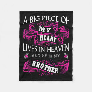 Cobertor De Velo Brother Memorial Day My Guardian Angel A Big Piece