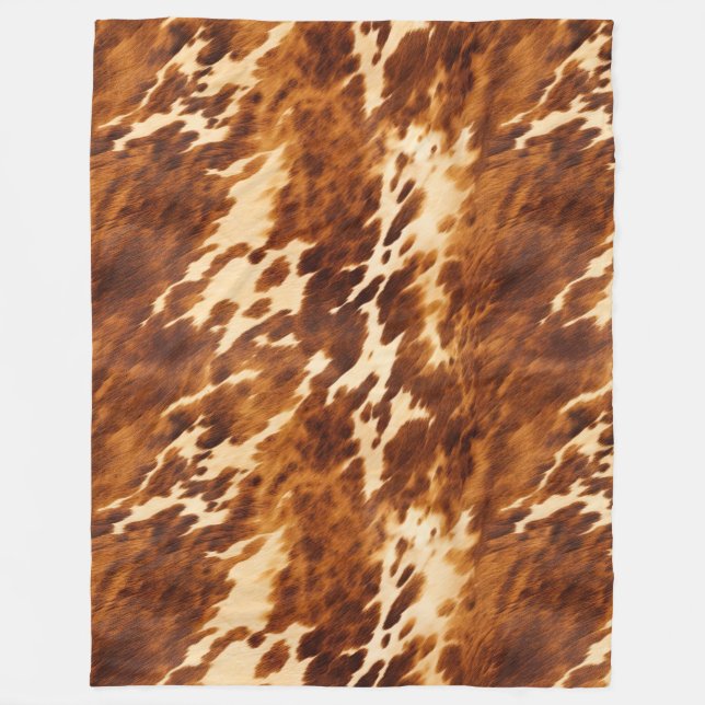 Cobertor De Velo Brown Cowhide (Frente)
