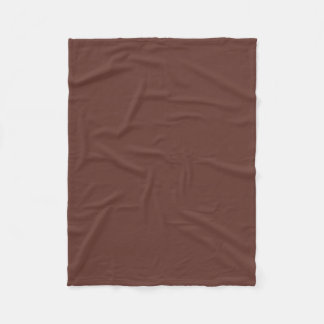 Cobertor De Velo Brown Fleece Blanket