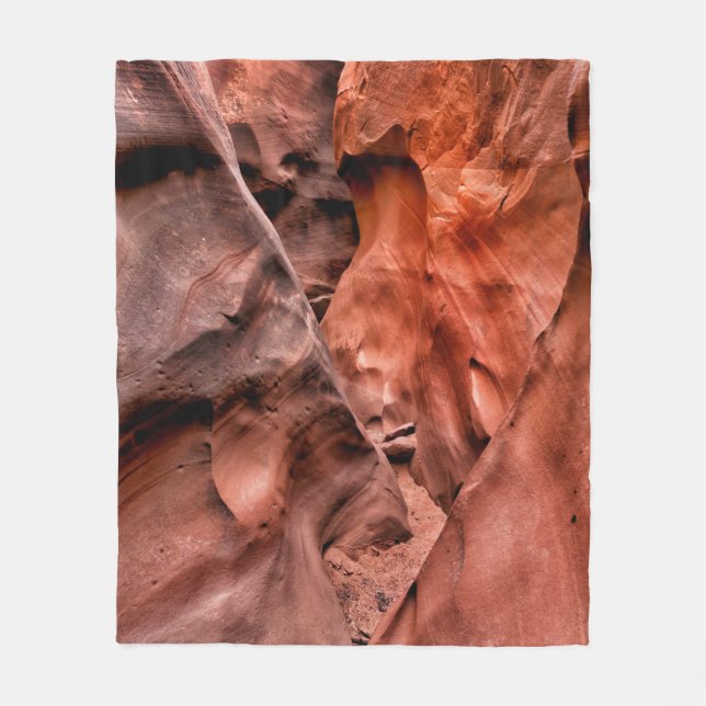 Cobertor De Velo Brown rock formations (Frente)