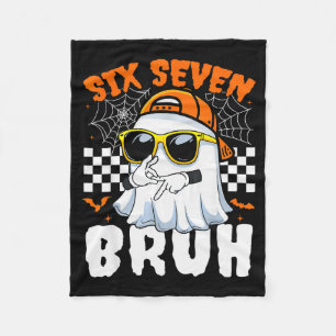 Cobertor De Velo Bruh 67 Dia das Bruxas Engraçado Seis Sete Meme Br