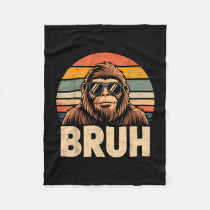 Cobertor De Velo Bruh bigfoot meme gráfico meninos homens engraçado