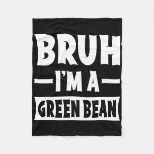 Cobertor De Velo Bruh, eu sou uma fantasia de Halloween de Bean Ver