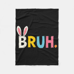 Cobertor De Velo Bruh Memória Dia da Páscoa Engraçado Coelhinho Irm