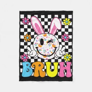 Cobertor De Velo Bruh Páscoa Dia Engraçado Ovos Coelhinhos Molhados