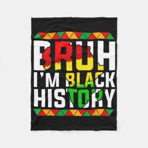 Cobertor De Velo Bruh sou História Negra Mapa África Melanina Afric