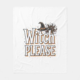 Cobertor De Velo Bruxa Vintage Por Favor Design Vetorial de Hallowe
