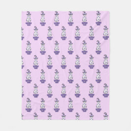 Cobertor De Velo "Bruxas Víbias" Halloween Bruxas Espanta Roxo