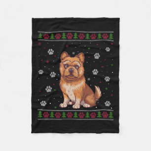 Cobertor De Velo Bruxelas Griffon Christmas Sweet Xmas Pet Animal