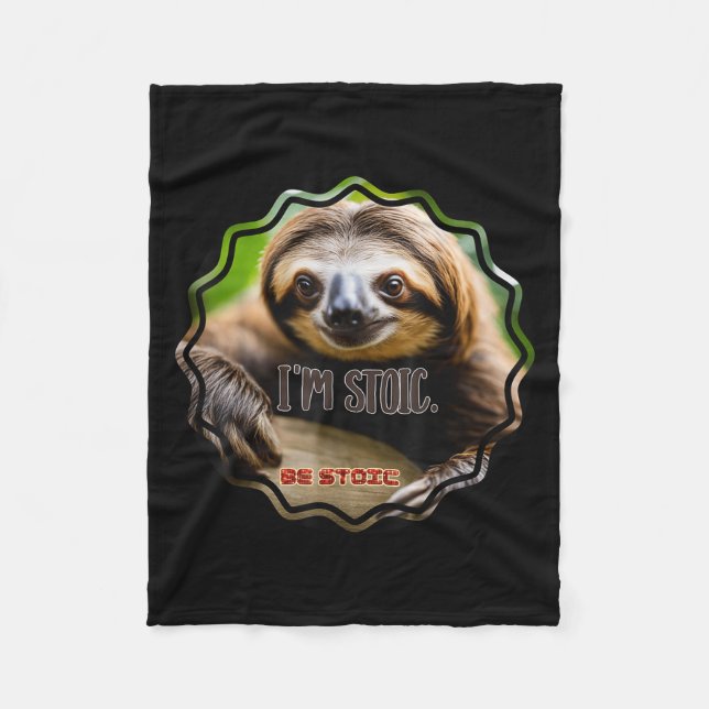 Cobertor De Velo Bs Im Stoic Sloth (Frente)