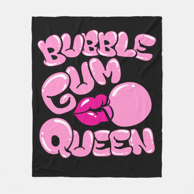 Cobertor De Velo Bubble Gum Queen (Frente)