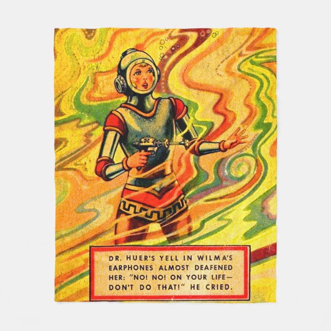 Cobertor De Velo Buck Rogers Cômica Wilma Deering, dos anos 30 (Frente)