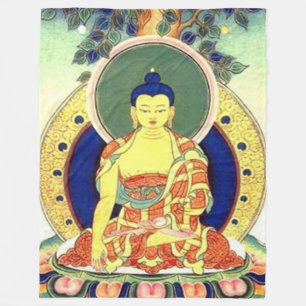 Cobertor De Velo BUDDAH PRAYER Fleece Blanket