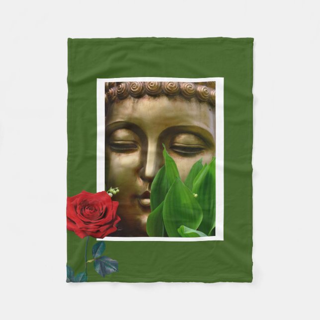Cobertor De Velo BuddhaTodayV2 #2 Buda Aconchegante  (Frente)