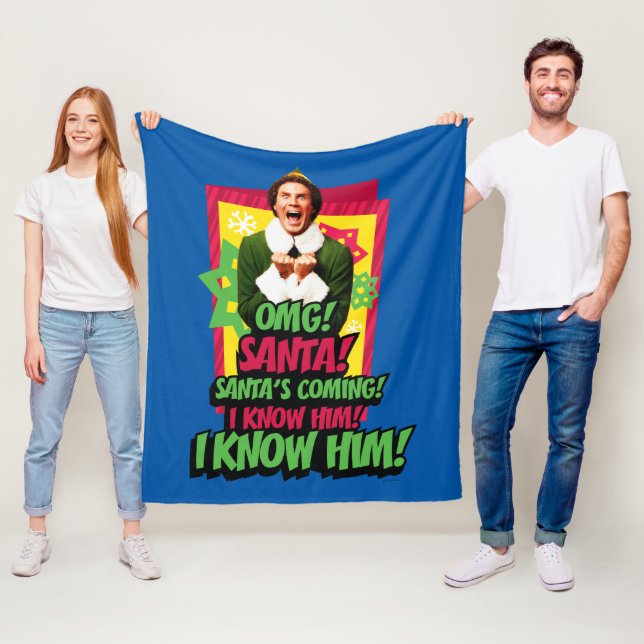 Cobertor De Velo Buddy, o Elf | OMG! Papais noeis! (In Situ)