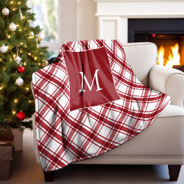 Cobertor De Velo Buffalo Check Red Blanket