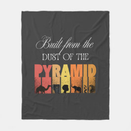 Cobertor De Velo Built From Dust of The Pyramid | Fleece Blanket