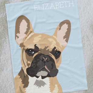 Cobertor De Velo Buldogue Francês   Cute Frenchie Name