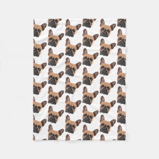 Cobertor De Velo Buldogue francês Fleece Blanket
