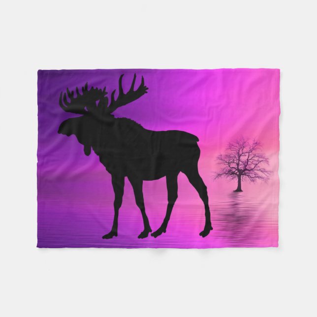 Cobertor De Velo Bull Moose Silhouette (Frente (Horizontal))