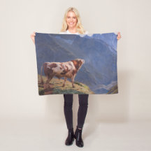 Bull nos Alpes (por Eugène Burnand)