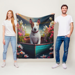 Cobertor De Velo Bull Terrier em um remo: Uma aventura cênica