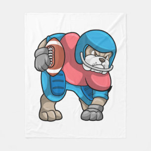 Cobertor De Velo Bulldog at Sports with Football & Helmet