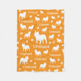 Cobertor De Velo Bulldog Francês Personalizado Cão Blanket Frenchie