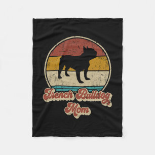Cobertor De Velo Bulldog Mãe Cachorro Gift Para Mulheres Francesas 