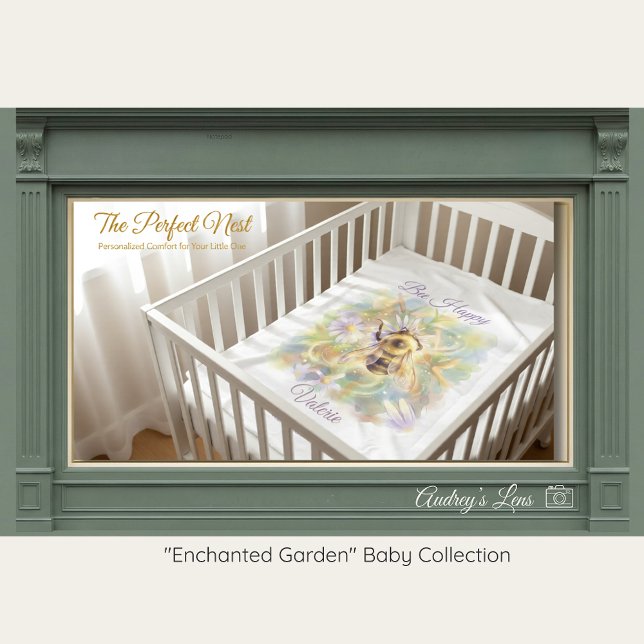 Cobertor De Velo Bumblebee Baby Blanket | Nature Gift (Criador carregado)