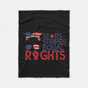 Cobertor De Velo Bun American Flag Pro Choice Star Stripes Igual Ri