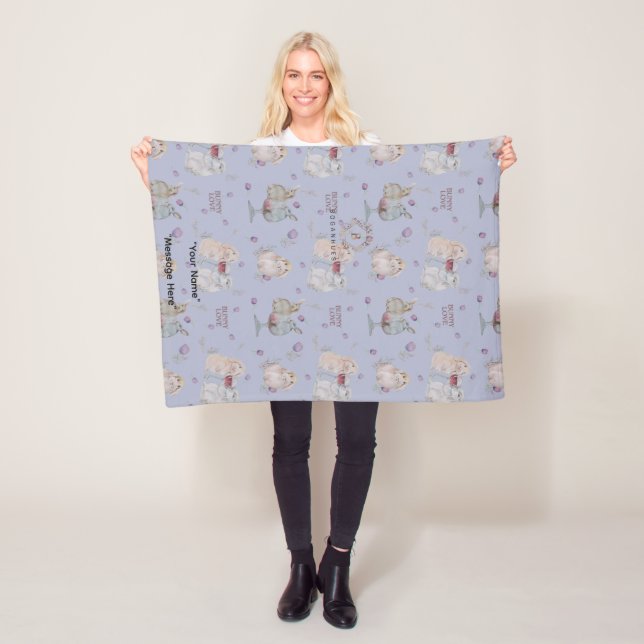 Cobertor De Velo Bunny Buddies Baby Fleece Blanket (In Situ)