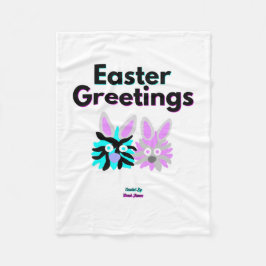 Cobertor De Velo Bunny Felpudos Pequeno Portão