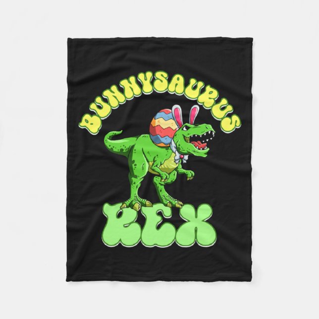 Cobertor De Velo Bunnysaurus Rex Páscoa Rex Dinossauro Coelho Crian (Frente)