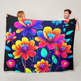 Cobertor De Velo Buquê vívido