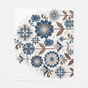 Cobertor De Velo Buquês multicores: Desenho manual