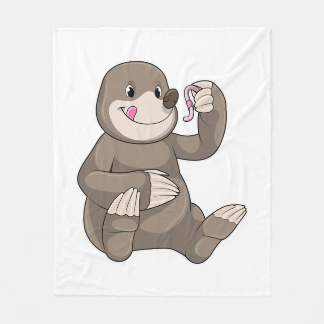 Cobertor De Velo Buraco com verme (Frente)