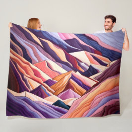 Cobertor De Velo Burgundia Pêssego Roxo da abstrato