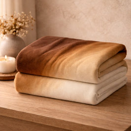 Cobertor De Velo Burnished Luxe Espresso Gold Fleece Blanket