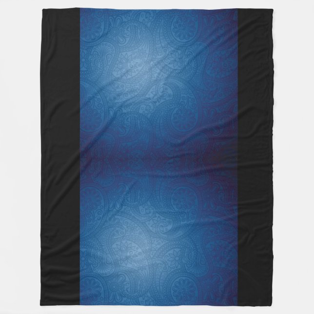 Cobertor De Velo Burton Family Collection Flower Blue (Frente)