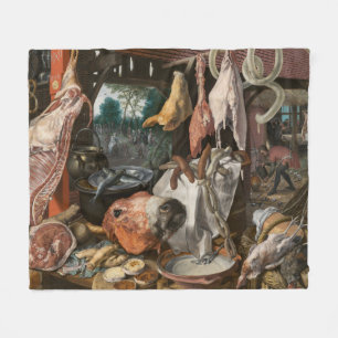 Cobertor De Velo Butcher's Stall (por Pieter Aertsen)