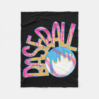 Cobertor De Velo Bysebyll Game Day Drip Ice Cream Drip Youth Boys B