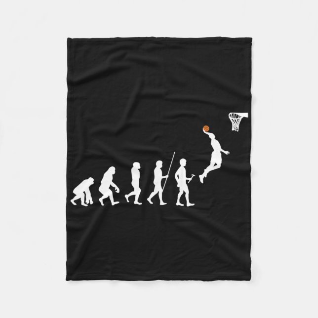Cobertor De Velo Bysketbyll da Evolução Humana (Frente)