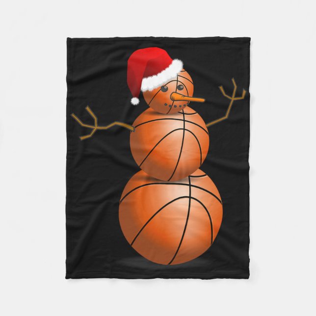 Cobertor De Velo Bysketbyll de Natal - Bysketbyll Snowman (Frente)
